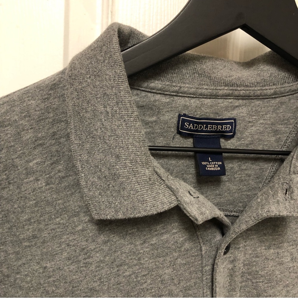 Saddlebred 1/4 Button Pullover Shirt - Picture 6 of 13